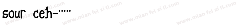sour ceh字体转换